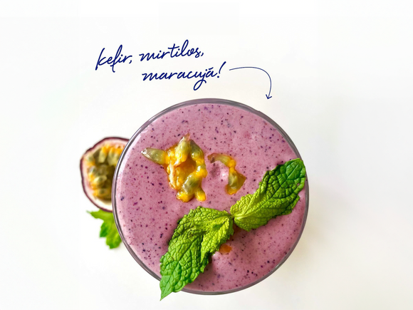 Smoothie de Maracujá e Kéfir